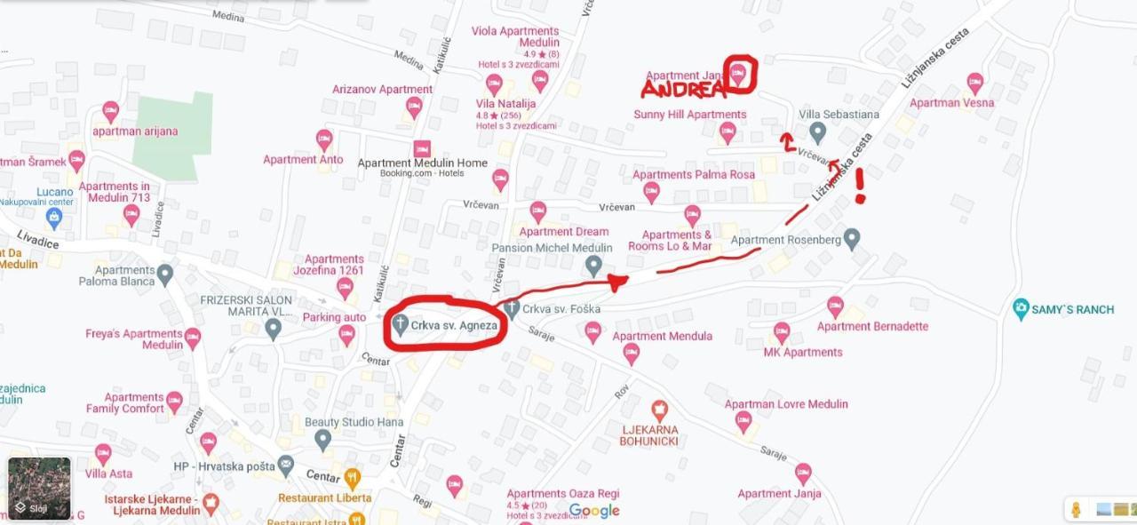 Apartma Andrea Medulin Ngoại thất bức ảnh